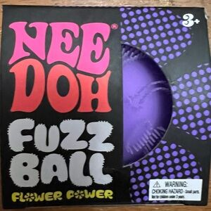 Nee Doh Fuzz Ball Toy purple new
